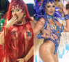Plumas, pedrarias e até livros: rainhas da Mocidade, Tijuca, Mangueira e Niterói abrem o Carnaval 2026 no 1º ensaio técnico da Sapucaí