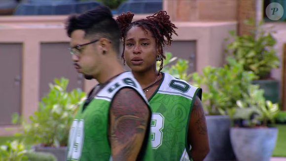 Tamiris apoiou sua dupla, Camilla, após desistência da prova do Líder