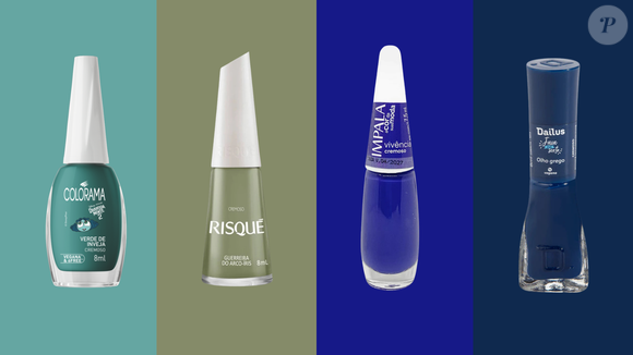 De acordo com a manicure, algumas tonalidades são perfeitas para criar um visual elegante durante os jogos: 'Verde folha, verde musgo, azul bic, azul marinho'