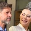 Nem vestido, nem véu: Michelle Loreto aposta em alfaiataria para casamento com diretor da Globo
