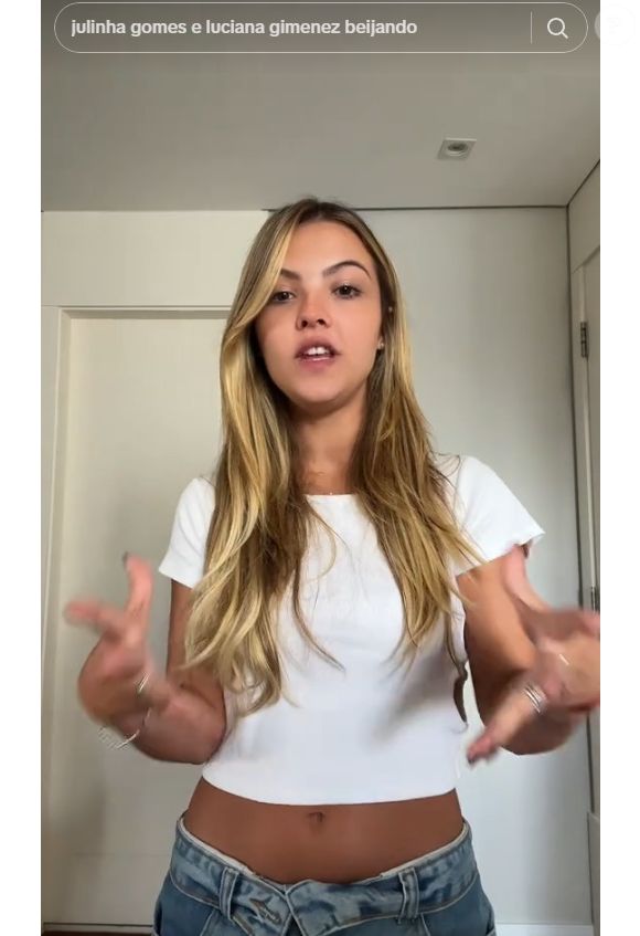 Júlia Gomes menciona que apenas dois colegas conversavam com ela durante as gravações.