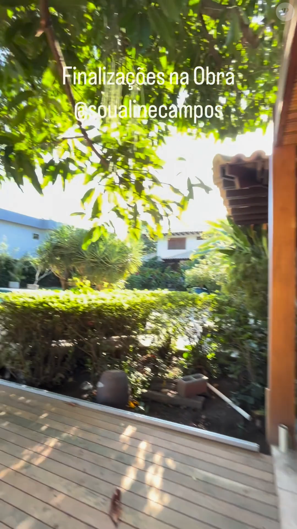 Aline Campos é dona de uma mansão paradisíaca no Rio de Janeiro, reformada nos últimos dois anos