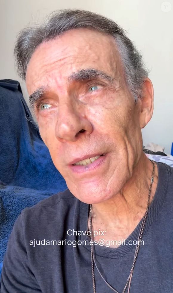 Mário Gomes recentemente foi assaltado e perdeu todo o seu dinheiro