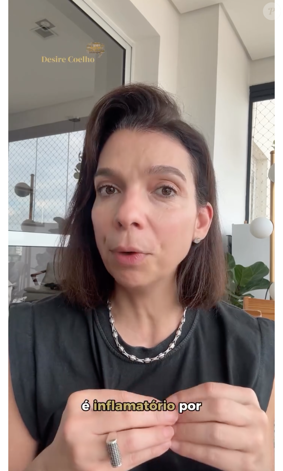 A nutricionista também revelou que a inflamação no intestino também pode ser consequência de uma má alimentação, o que não deve ser o caso de Ivete Sangalo