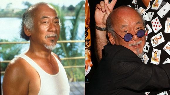 O ator Pat Morita interpretou o mestre Miyagi, sensei sábio e mentor de Daniel. Ele morreu em 2005