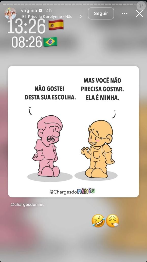 Virginia Fonseca posta tirinha em tom de deboche