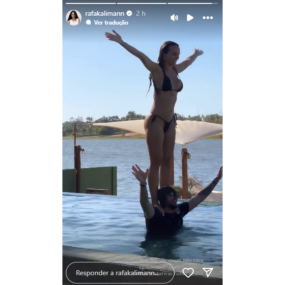 Rafa Kalimann passa Natal com Nattanzinho