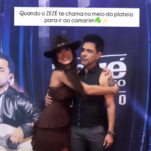 Fã de Zezé Di Camargo lamentou polêmica: ‘Respeito o fato de ele ser muito bem casado’, disse Julyenne Ribeiro ao jornal Extra