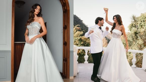 O Vestido de Noiva elegante e romântico de Yasmin Martins Mendes: Uma Transformação de Estrela no Altar