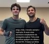 Filho de Faustão, Rodrigo Silva se despediu de Allan 'Puro Osso', lutador de MMA': 'Só tenho gratidão'