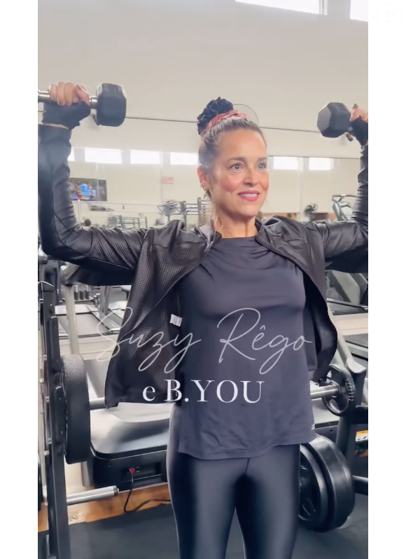 Além da dieta, Suzy Rêgo também começou a pegar firme em exercícios físicos