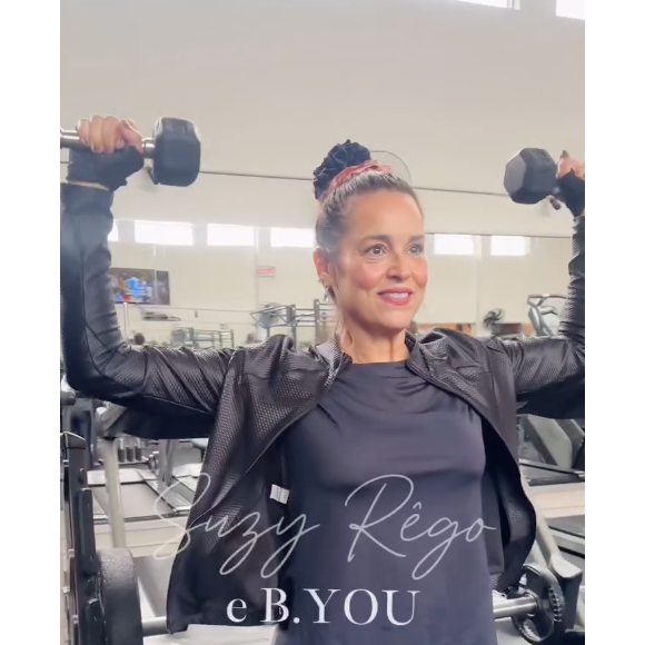 Além da dieta, Suzy Rêgo também começou a pegar firme em exercícios físicos