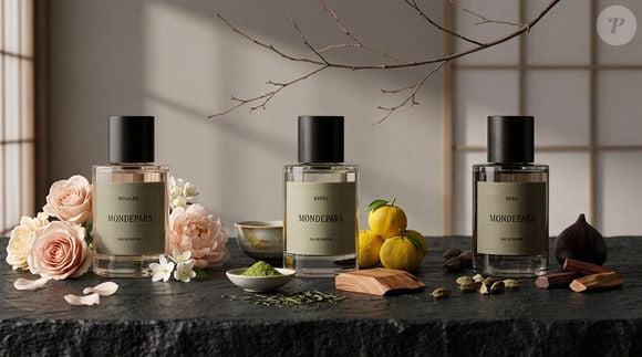 Segundo o Steal The Look, a primeira coleção de perfumes da Mondepars reúne Kyoto, Rosalee e NERO, com propostas que exploram diferentes facetas da identidade da marca