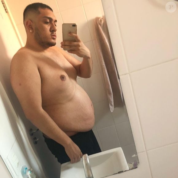 Antes do seu emagrecimento, MC Binn estava com o corpo desta forma