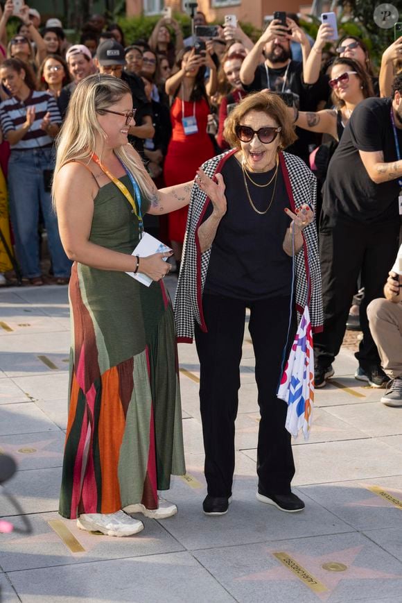 No ano passado, Laura Cardoso foi homenageada com uma estrela na 'Calçada da Fama' da TV Globo