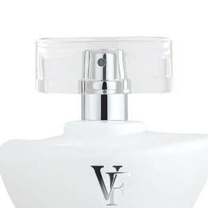 Perfume VF Bloom da Virginia Fonseca: tem um caminho floral frutado, com notas de coco, jasmim, pêssego e âmbar.