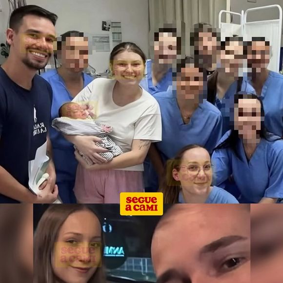 Diulia conheceru Isabel Veloso e Lucas Borbas no hospital, logo após o nascimento de Arthur