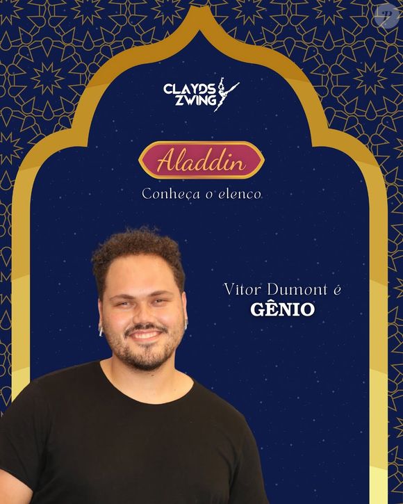Vitor Dumont interpretava o personagem Gênio na montagem musical de ‘Aladdin’, que fazia sua apresentação de estreia quando a tragédia ocorreu