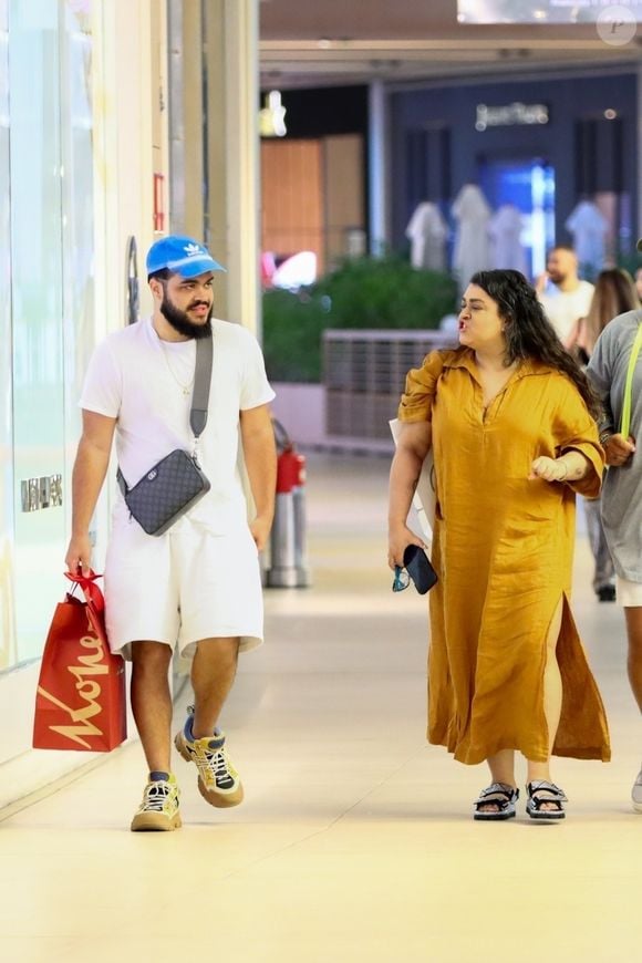 Nesta foto de 2023, Francisco Gil apareceu ao lado da mãe, Preta Gil, já mais magro que nos anos anteriores