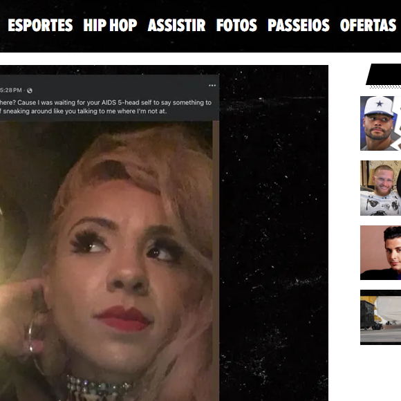 Ivanna Ortiz deixou uma mensagem perturbadora para Rihanna no Facebook 13 dias antes do atentado