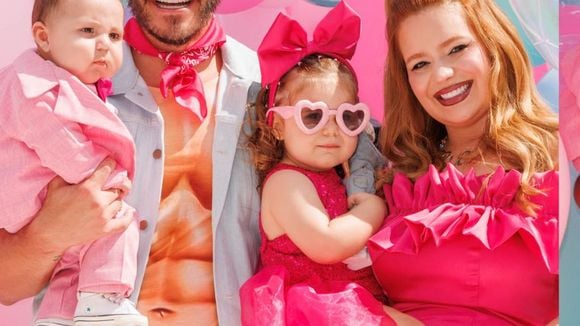 Tudo rosa! Viih Tube e Eliezer se vestem de Barbie e Ken para comemorar os 2 anos da filha Lua; veja fotos