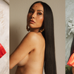 Grávida e poderosa! Sabrina Sato faz topless, exibe barrigão e surge com top laranja e saia vermelha de quase R$ 30 mil; veja fotos