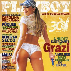 Grazi Massafera posou nua na Playboy de agosto de 2005