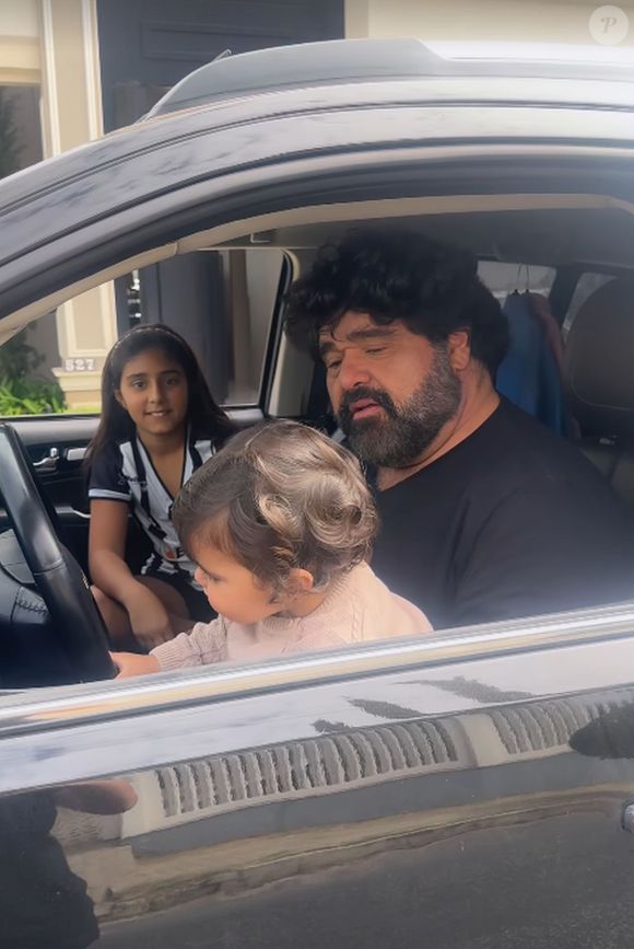 Fabiano Menotti brincou com as filhas dentro do carro pouco antes do acidente