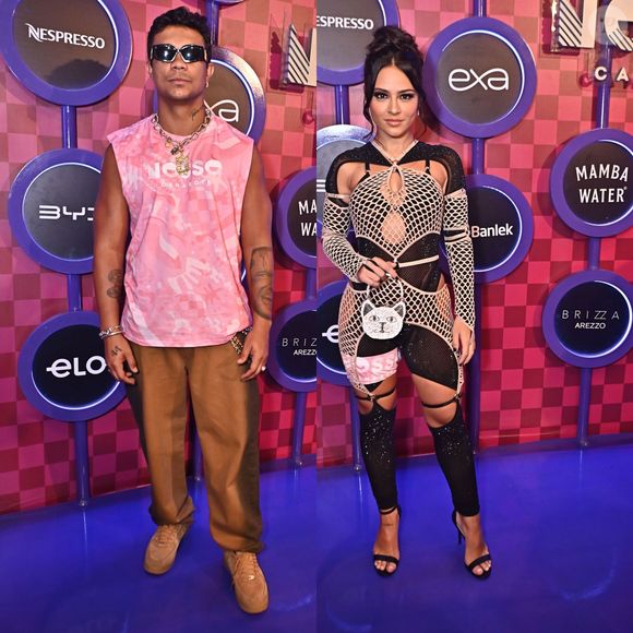 Segundo a colunista Fábia Oliveira, Xamã foi visto em clima de romance com Giullia Buscacio