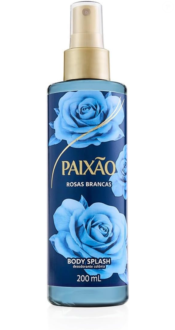 2. Paixão Body Splash Rosas Brancas | R$ 39,99 - Clássico na nécessaire do brasileiro, o Paixão Rosas Brancas combina flores delicadas e fundo amadeirado, ideal para quem busca conforto e leveza no dia a dia