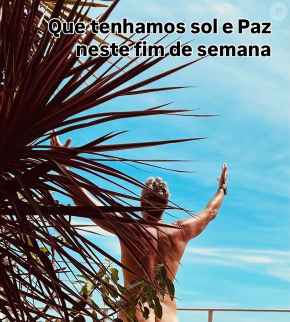 E falando em nudes... Marcelo Brou já até apareceu peladão, mostrando uma parte do bumbum na web