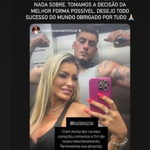 Ex-namorado de Andressa Urach, o modelo Kylian não quer ser questionado sobre a separação da atriz pornô