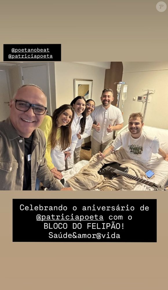 Amauri Soares também vive um momento turbulento na vida pessoal. Felipe, filho do diretor com Patrícia Poeta, está internado em um hospital sem previsão de alta