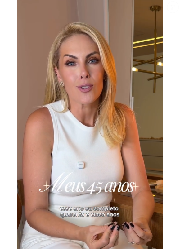 2026 - A apresentadora Ana Hickmann completa  45 anos, neste domingo (1º)