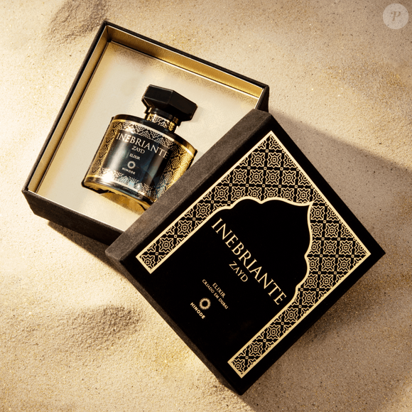 Inspirado na perfumaria oriental, o Inebriante Zayd Elixir, da Hinode, combina especiarias, notas amadeiradas, âmbar e baunilha em uma composição intensa e sedutora que conquistou até quem sempre foi fiel às fragrâncias tradicionais