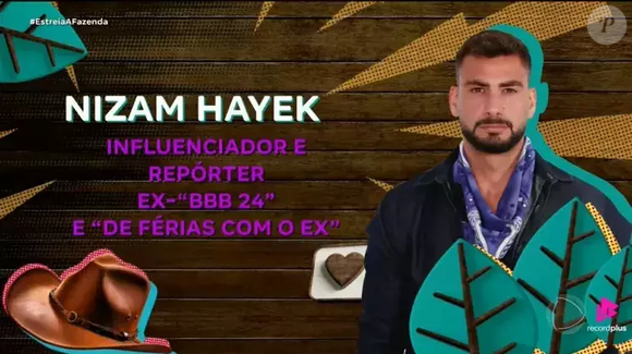 Nizam, 33 anos - Influenciador que participou do Big Brother Brasil 24 e já viveu affair com Letícia Spiller