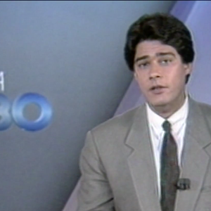 William Bonner fez muito sucesso no 'Jornal da Globo' entre 1989 e 1993