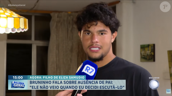 Bruninho Samudio, de 15 anos, voltou ao centro das atenções ao falar abertamente sobre um episódio delicado envolvendo o pai, Bruno Fernandes