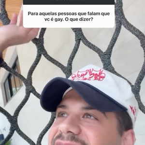 "Não tem que dizer nada. Se eu tivesse dando o rabo, o rabo que ia estar sendo dado era o meu, não era o de ninguém, então quem tem alguma coisa a ver com isso?", disparou Zé Felipe
