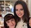 Sandy ao lado de Alice Wegmann em 2025 nos bastidores de 'Vale Tudo'