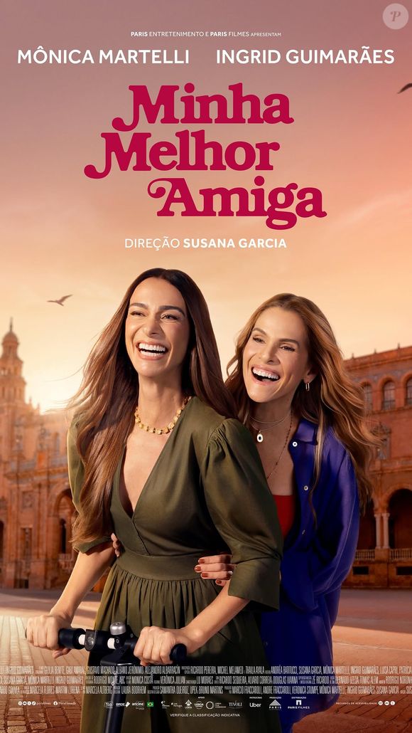 Ingrid Guimarães em mais um clássico do cinema nacional ao lado da amiga Monica Martelli, ‘Minha Melhor Amiga’