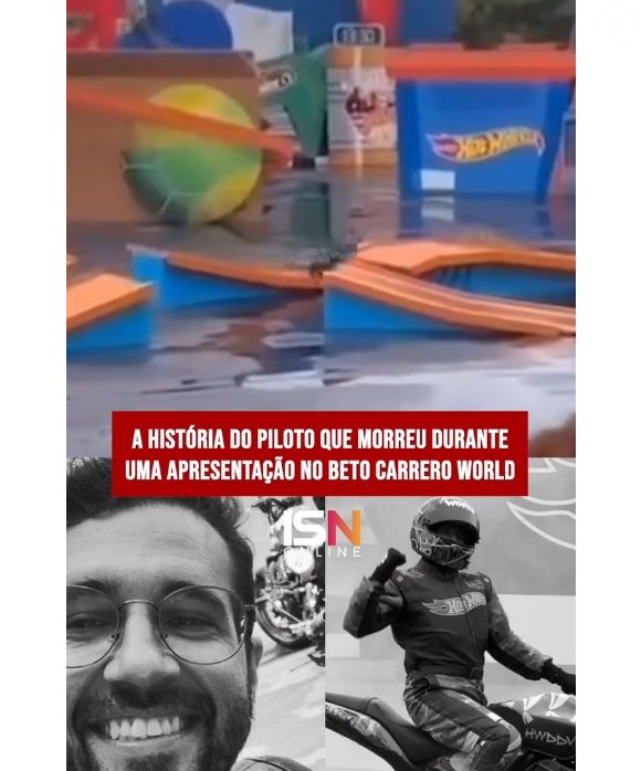Piloto do Beto Carrero World, Lurrique Ferrari morreu após bater com a cabeça em rampa
