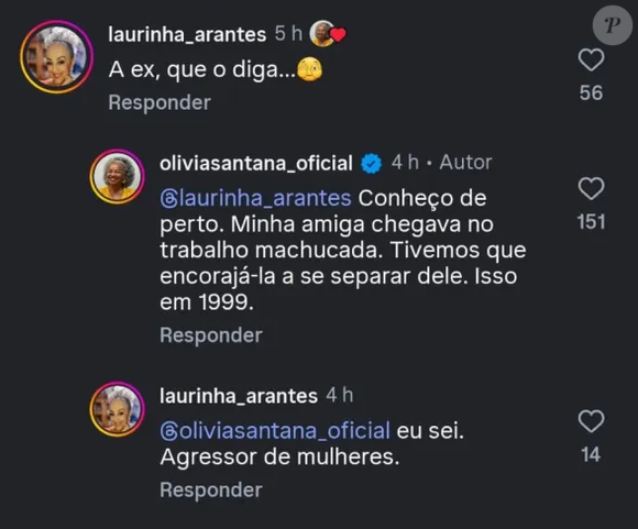Em fevereiro deste ano, a cantora Laurinha Arantes e a deputada estadual Olívia Santana (PCdoB) afirmaram que o cantor agredia a ex-companheira