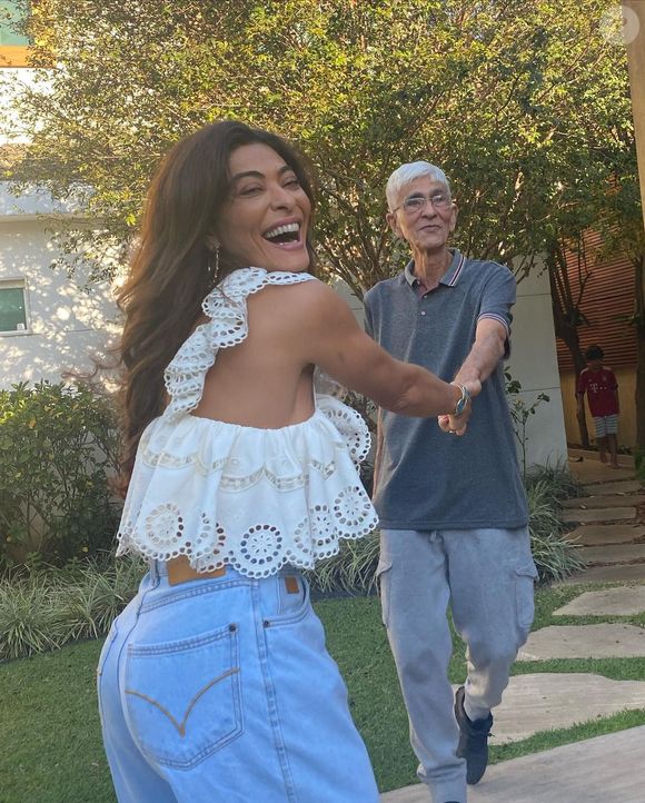 Pai de Juliana Paes, Carlos Henrique Paes morreu em janeiro de 2024 por complicações do Alzheimer