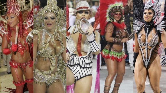 Viviane Araújo antes e depois: 30 fotos mostram transformação da Rainha de Bateria do Salgueiro em 18 anos