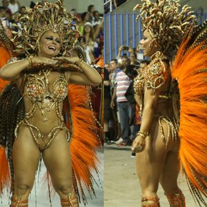 Viviane Araújo representou a Medusa na Sapucaí, como parte do enredo 'Divina Comédia' do Salgueiro. Até hoje, essa é considerada uma de suas melhores fantasias