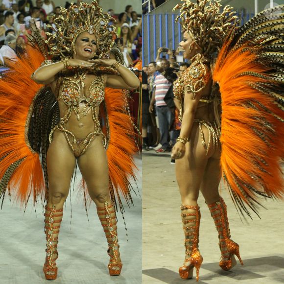 Viviane Araújo representou a Medusa na Sapucaí, como parte do enredo 'Divina Comédia' do Salgueiro. Até hoje, essa é considerada uma de suas melhores fantasias