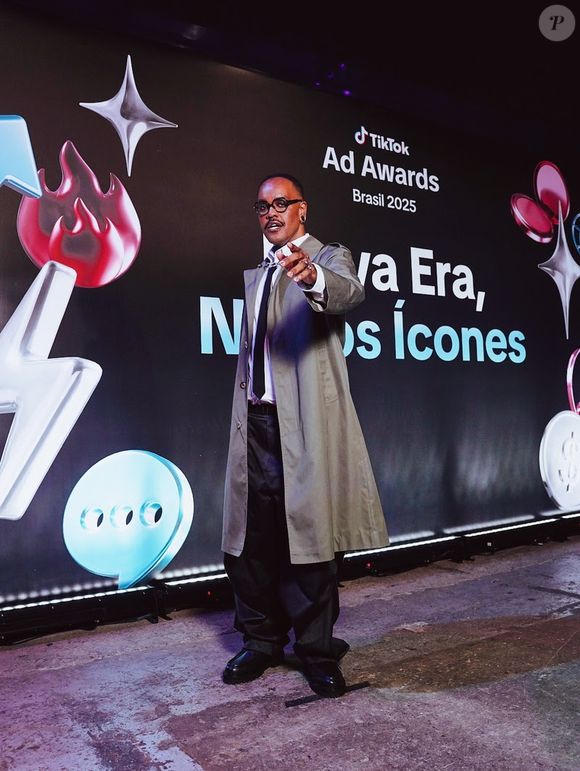 Fabão foi o host do TikTok Ad Awards Brasil 2025