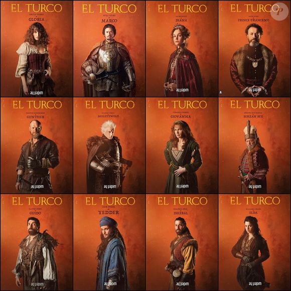 O elenco de "El Turco" é composto por talentosos atores que dão vida a personagens marcantes