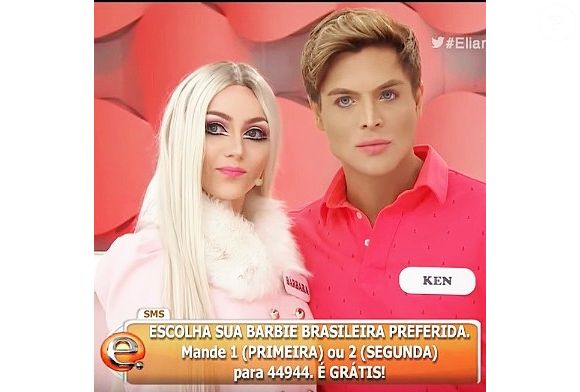 Bárbara Jankavski chegou a disputar um concurso de Barbie Humana no 'Programa da Eliana'